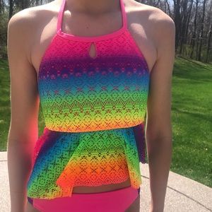 Wonder Nation tankini halter bathing suit